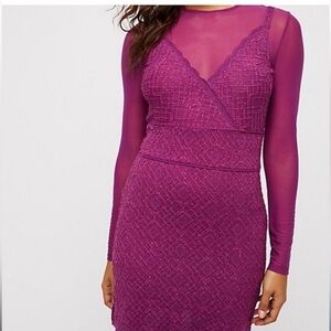 Free people Jeanne Twofer Berry dress
